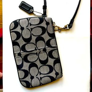 Used once! Coach wristlet